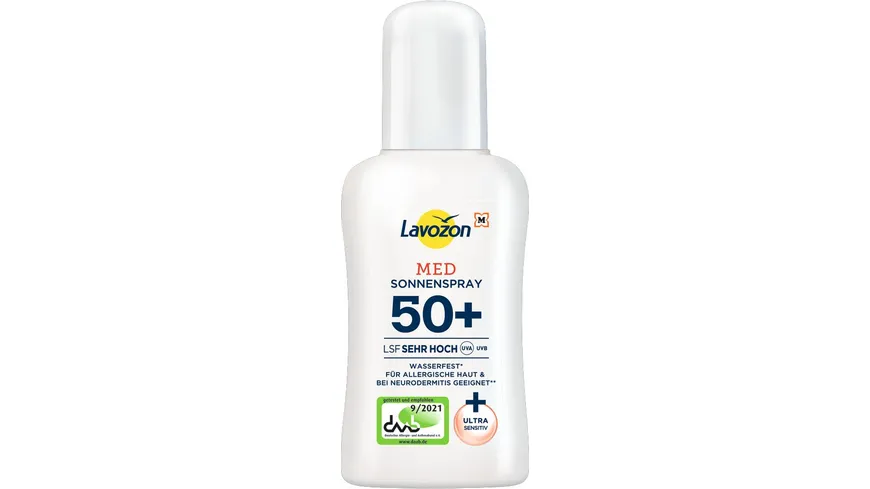 LAVOZON MED Sonnenspray LSF 50+ 200 ml