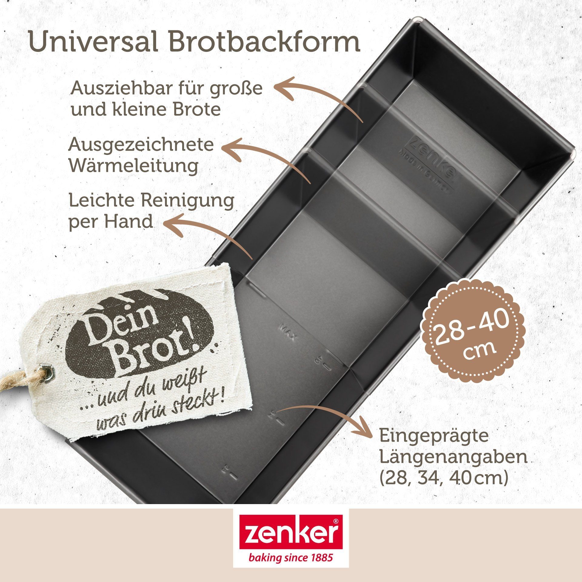 Zenker Brotbackform Pure