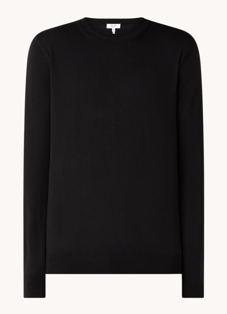 Reiss Wessex fine-knit wool pullover
