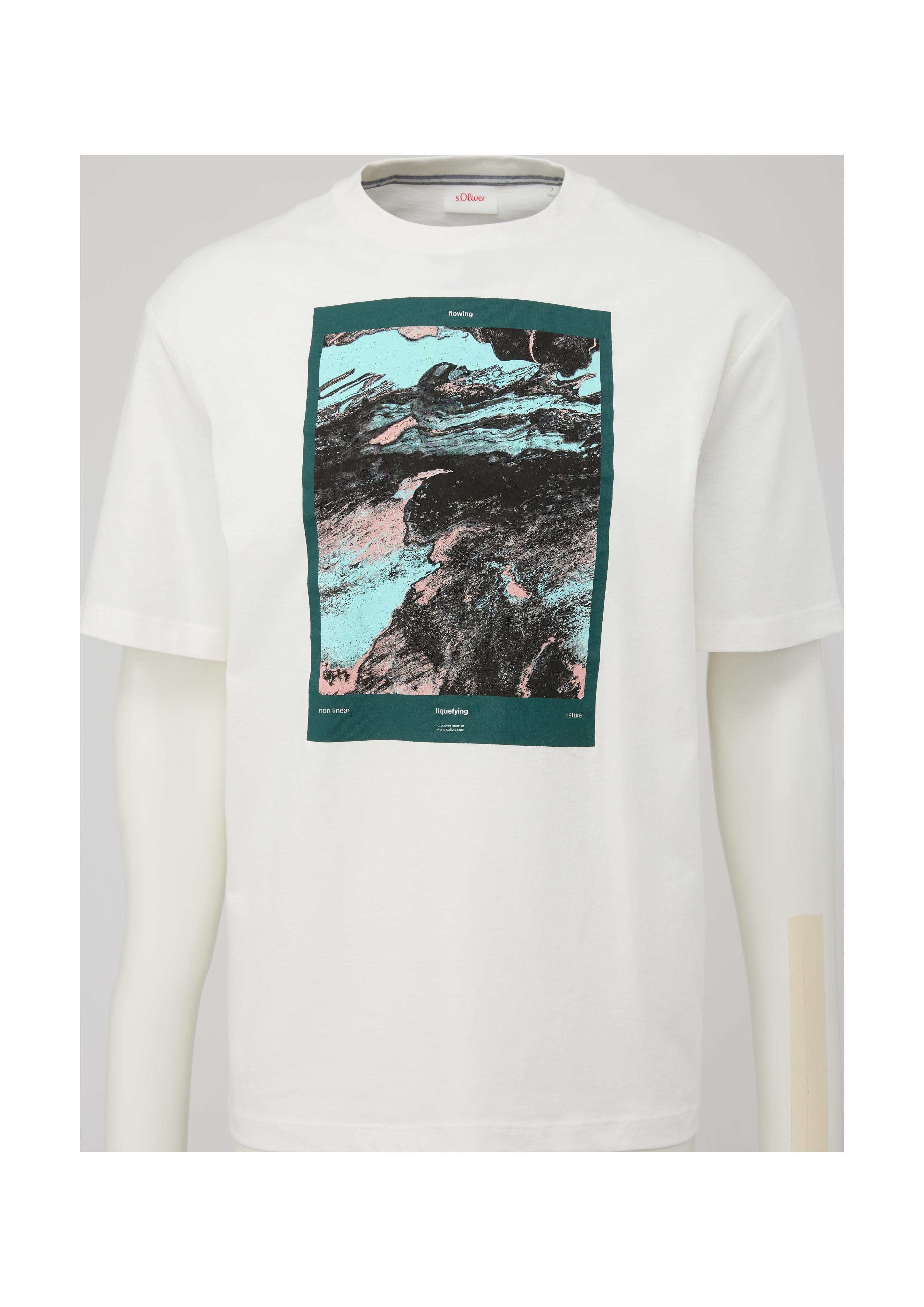 T-Shirt mit Frontprint  2129862-01D1
