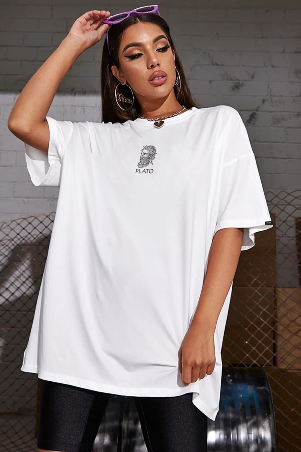 MOONBULL  T-Shirt - Weiß - Regular Fit