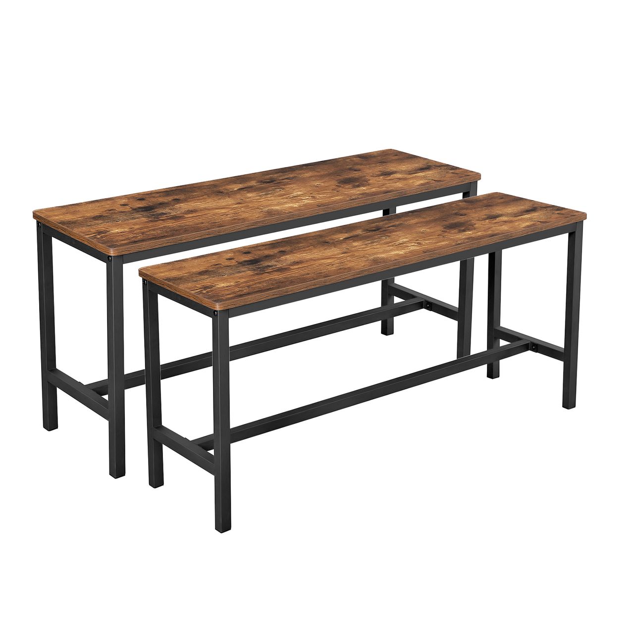Vasagle Esstischbänke 2er Set, Sitzbänke, 108 x 32,5 x 50 cm