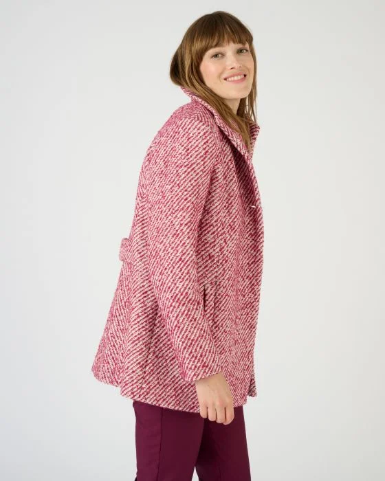 Manteau mélange laine chiné Thermolactyl