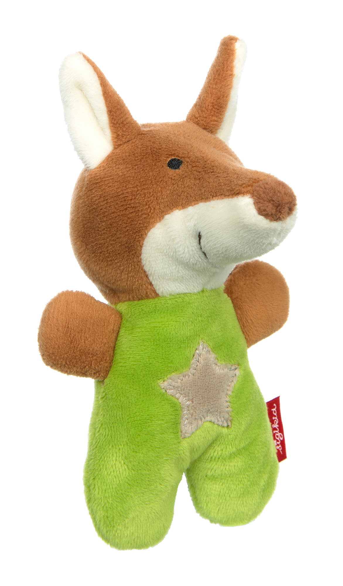 Baby Rassel Fuchs Red Stars
