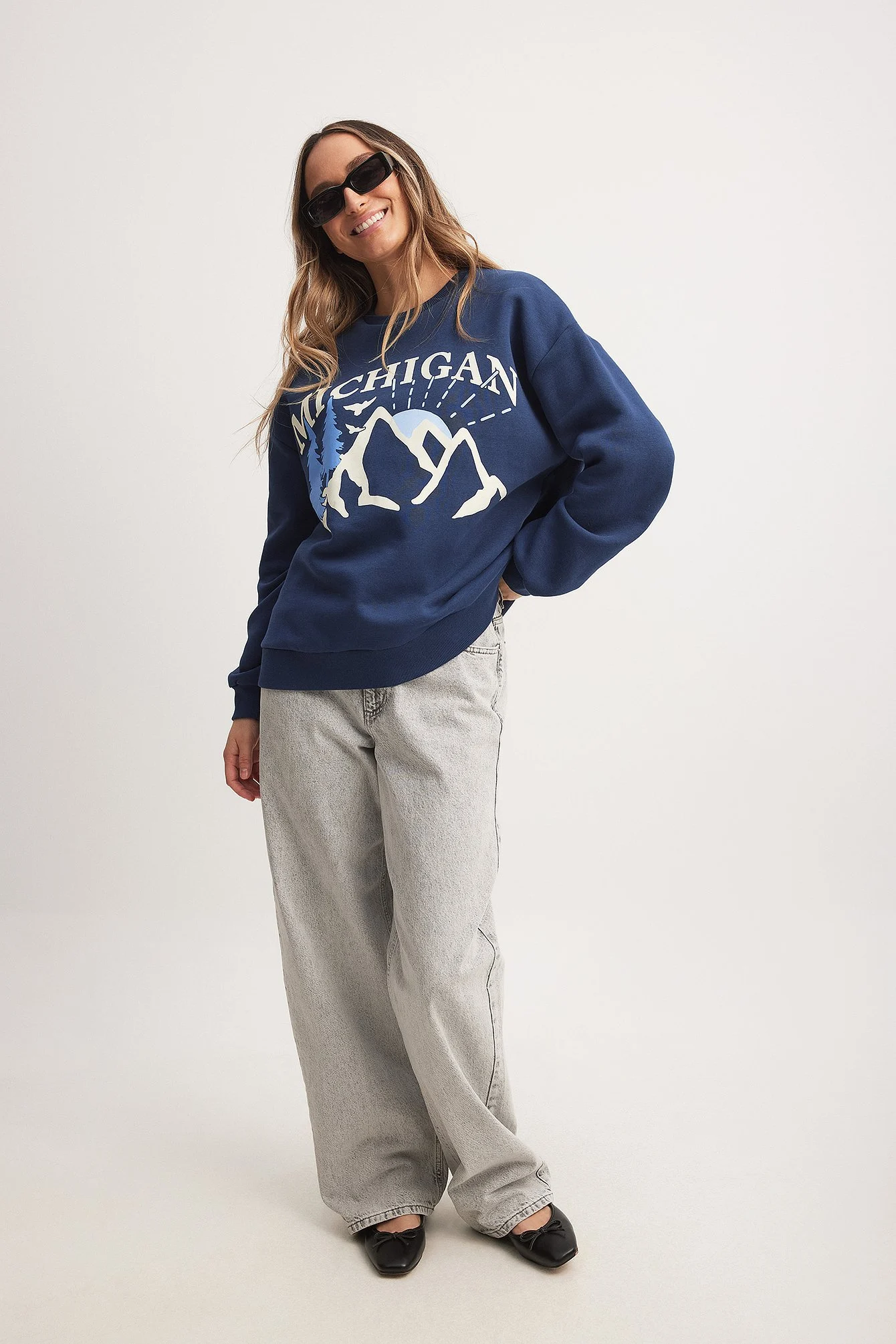 Pullover mit Stadt-Aufdruck