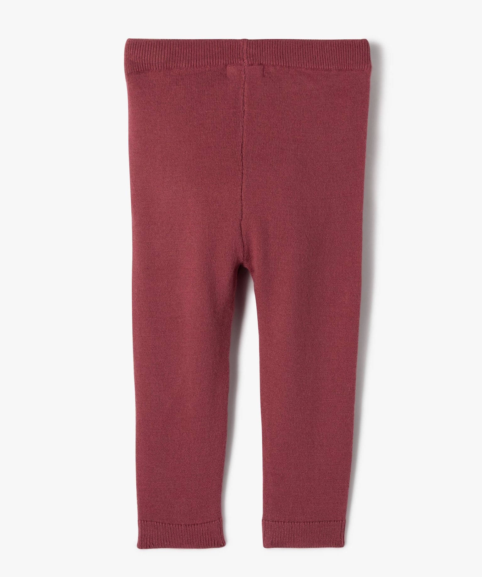 Pantalon en maille douce bébé fille rose | GEMO
