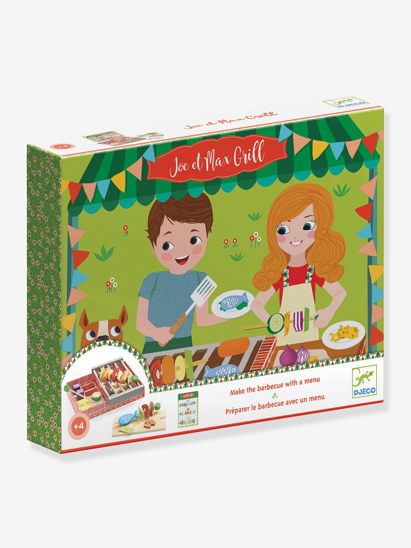 Djeco Kinder Spiel-Grill JOE & MAX DJECO - grün