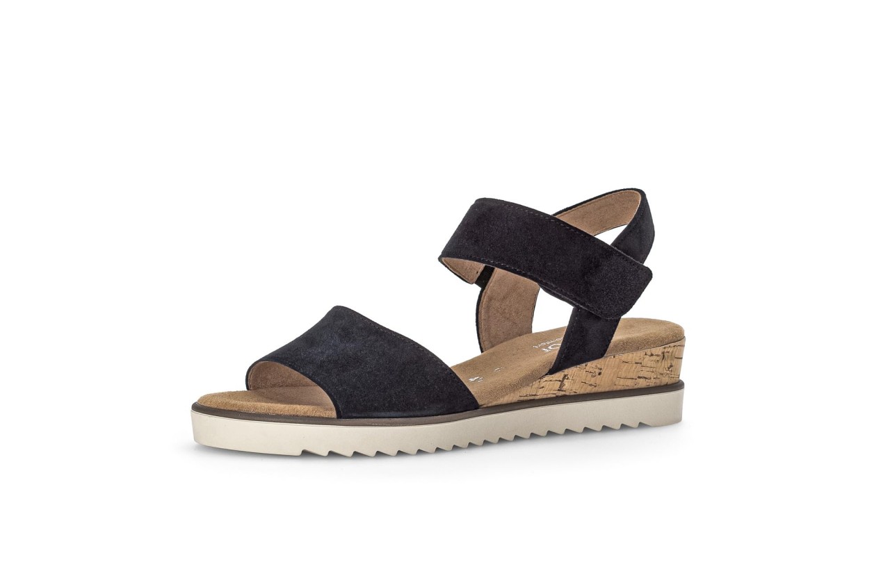 GABOR Komfort Sandalen blau Gabor Comfort Keilsandalette 42.750.36 b