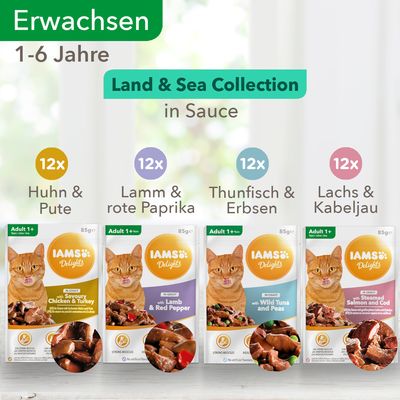 IAMS Delights Adult Land & Sea Mix