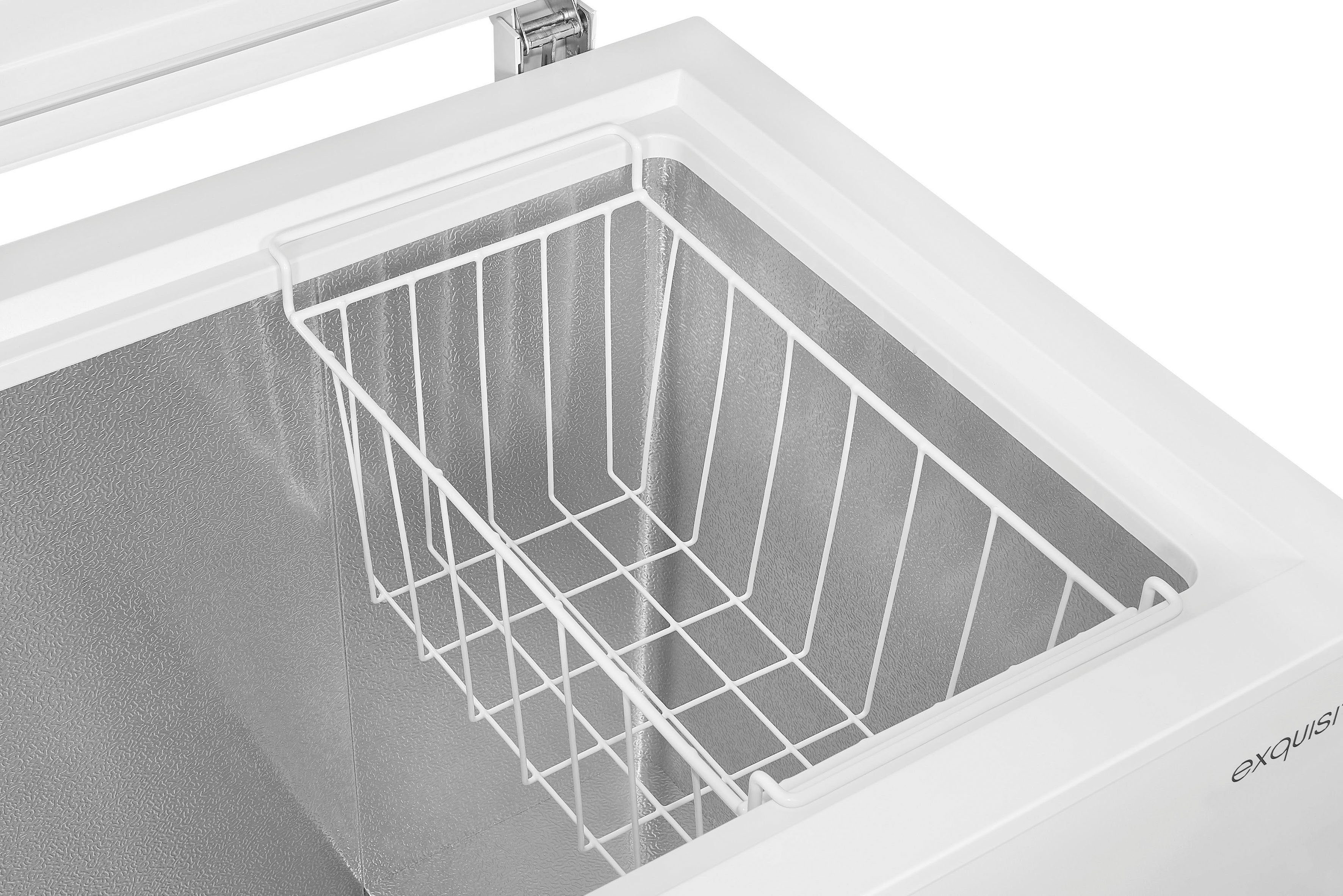 exquisit Gefriertruhe GT150-E-040E weiss, 70,5 cm breit, 142 l