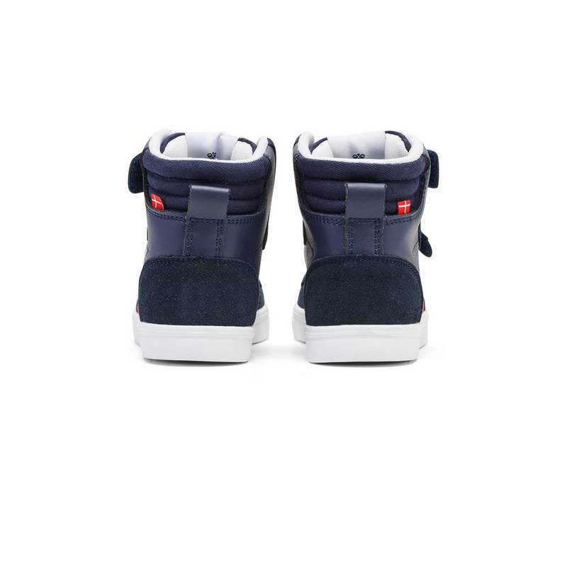 hummel SLIMMER STADIL LEATHER HIGH JR Sneaker Kinder