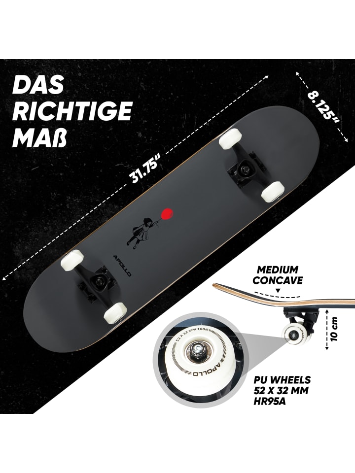 Apollo Skateboard Kinder und Erwachsene 