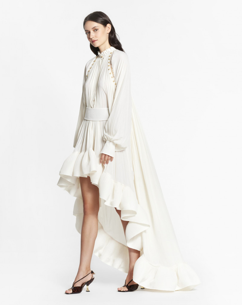 ROBE CHARMEUSE ASYMÉTRIQUE