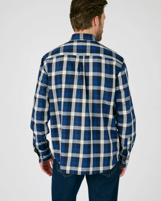 Chemise confort manches longues pur coton