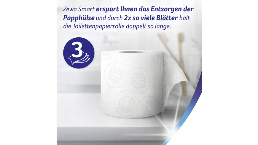 Zewa Smart Toilettenpapier 4x300 Blatt