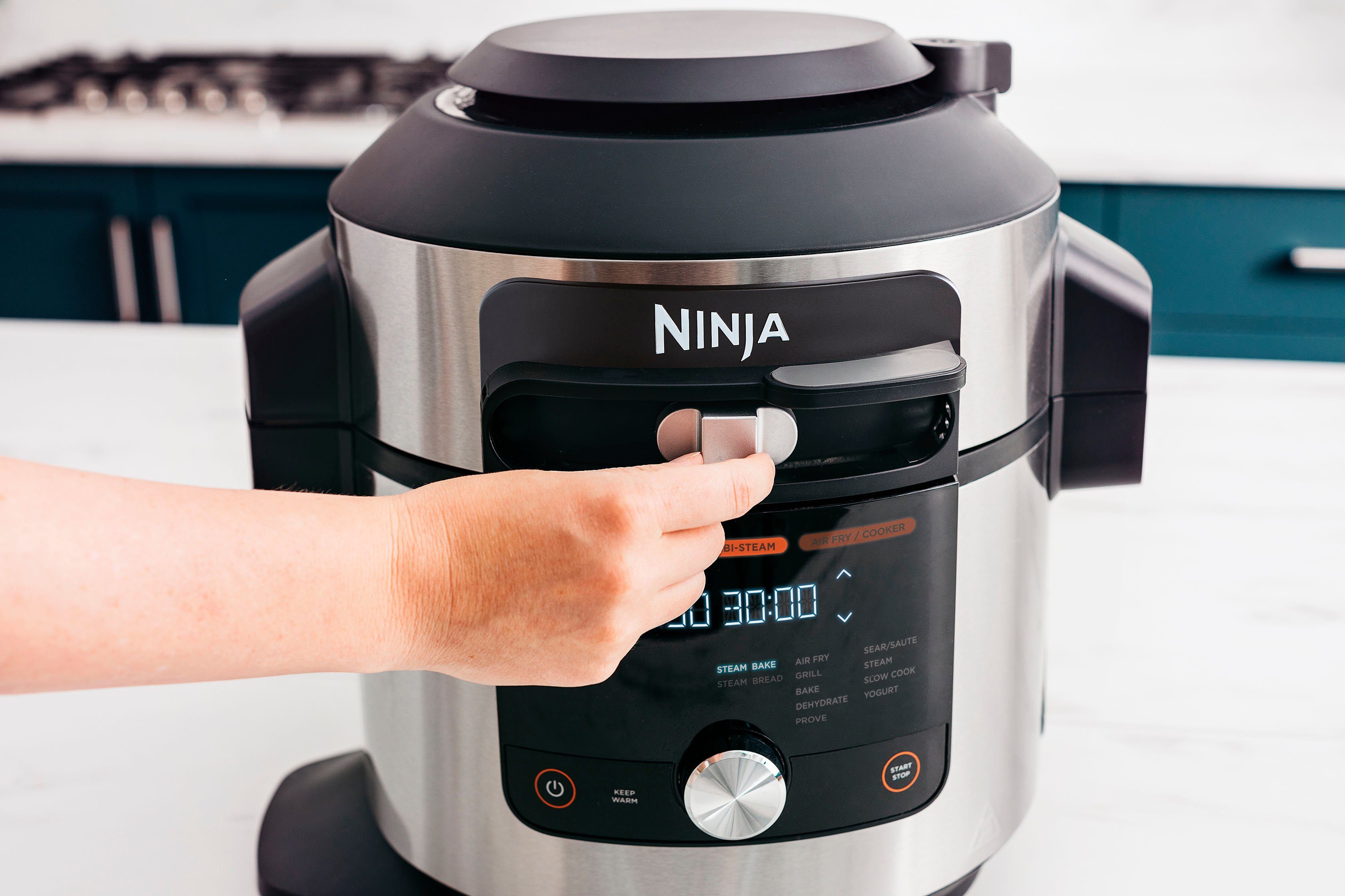 NINJA Multikocher Foodi MAX 14-in-1 SmartLid Multikocher OL750EU, 1760 W, 7,5 l Schüssel