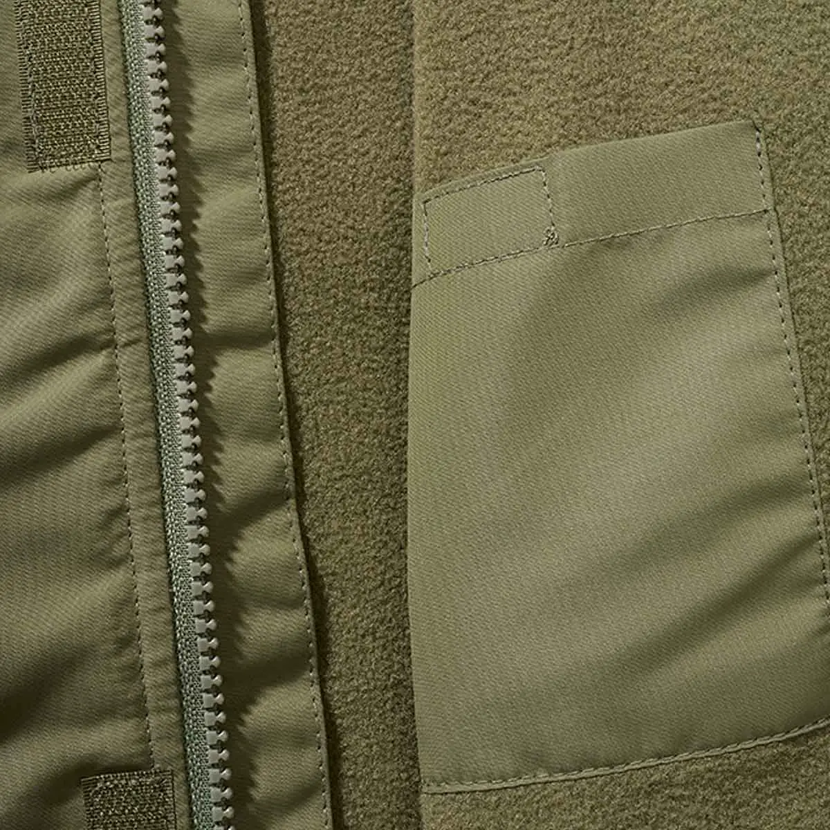 Kinder Windbreaker Frontzip oliv
