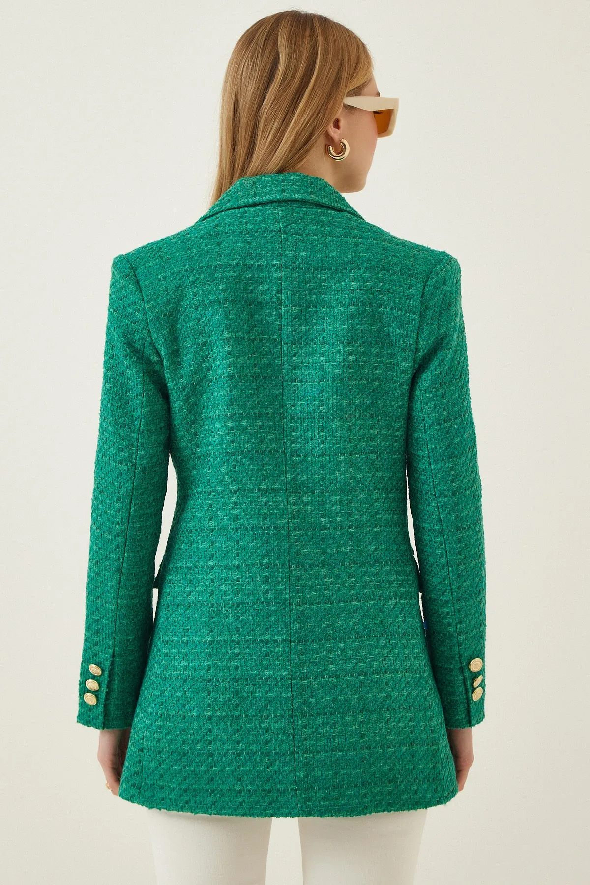Happiness İstanbul  Blazer - Grün - Regular Fit