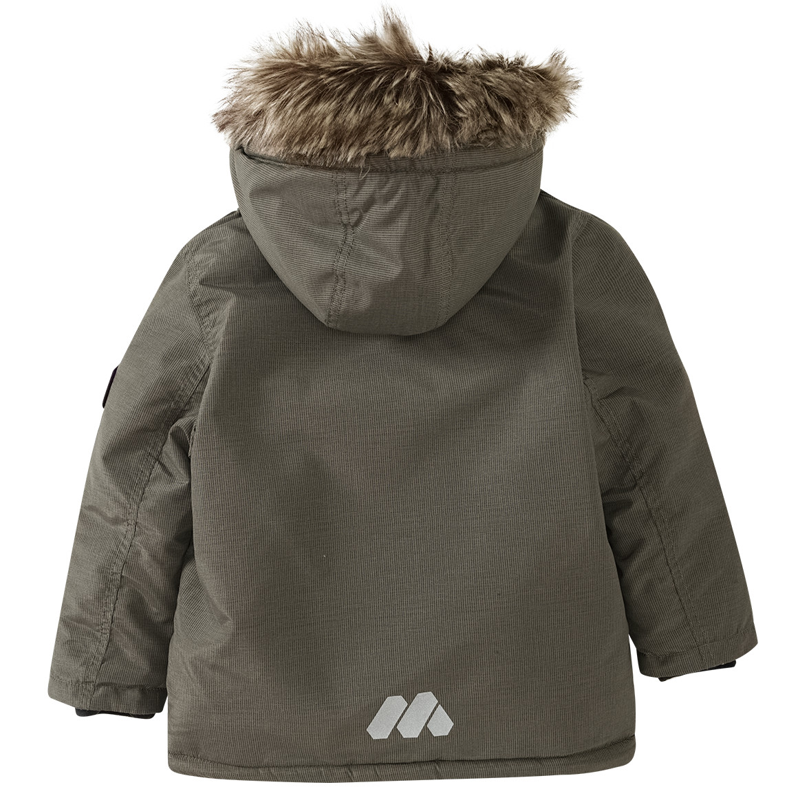 Jungen Winterjacke mit Fellimitat