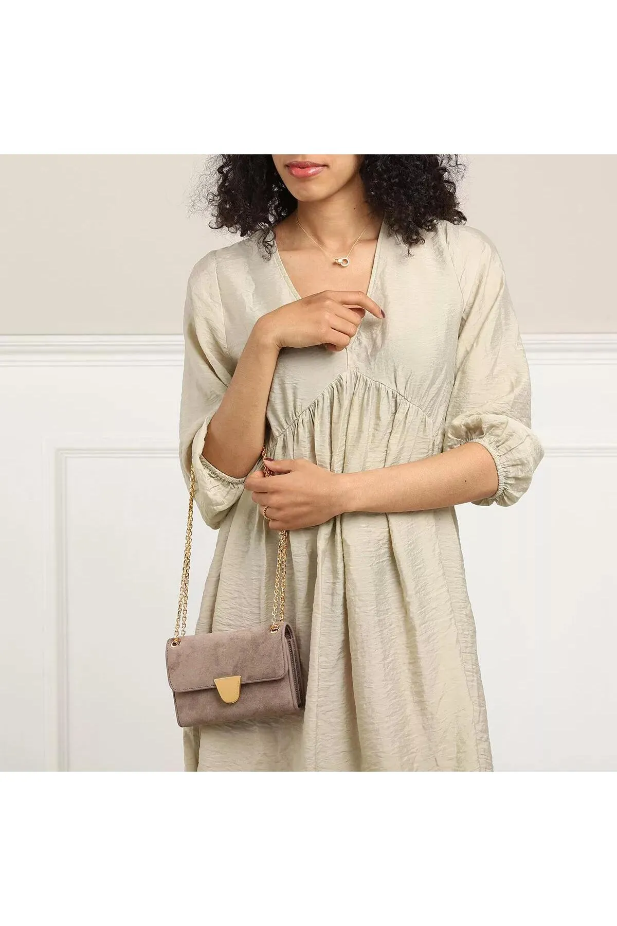 Coccinelle  Ever Suede Warm Taupe