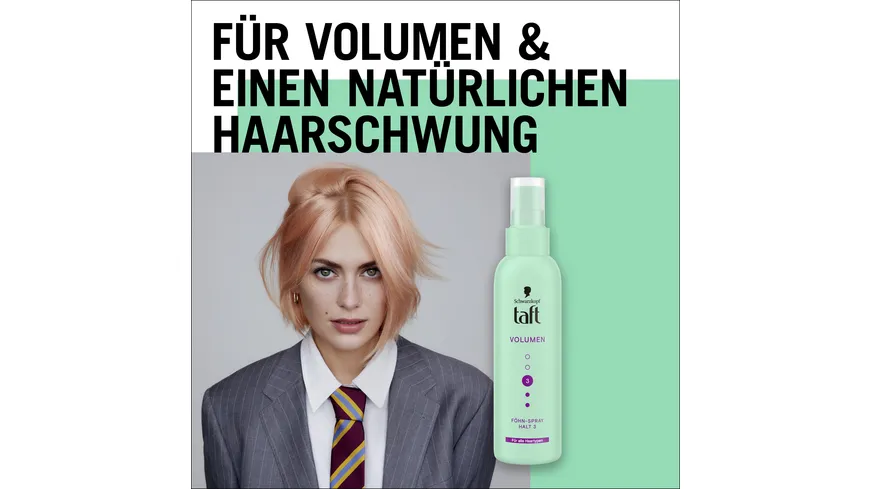 TAFT Föhn-Spray Volumen 150ml - Haltegrad 3 - mittlerer Halt 150 ml