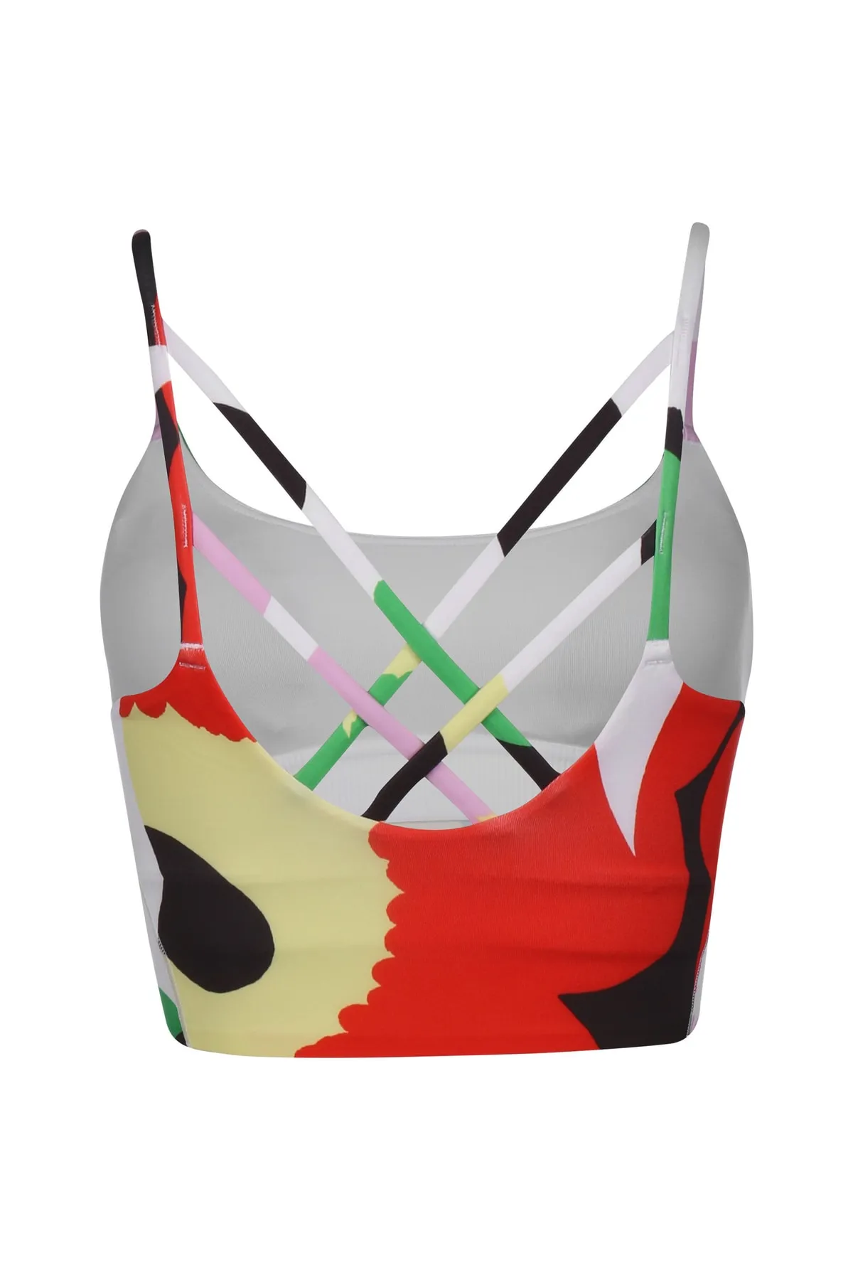 adidas  Sport-BH - Weiß - Farbverlauf