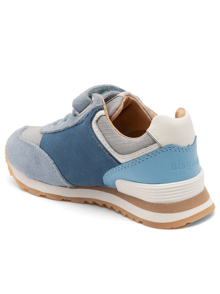 bisgaard Leder-Sneakers in Blau günstig kaufen