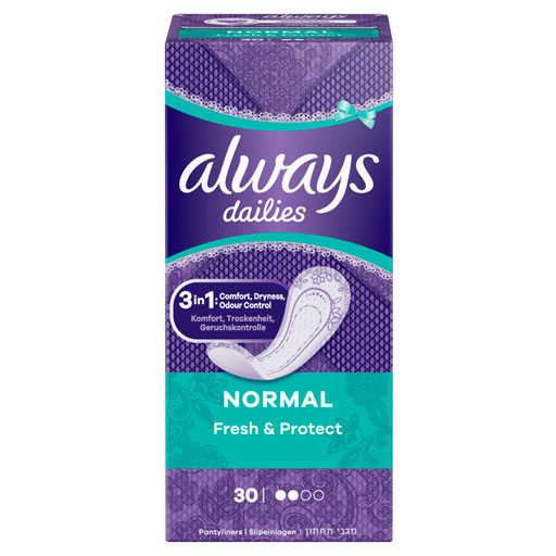 ALWAYS Slipeinlagen Fresh & Protect normal  30 St