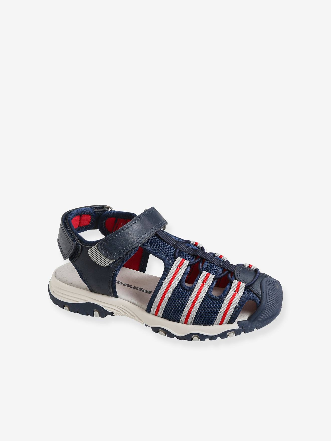 Vertbaudet Jungen Outdoor-Sandalen - grau