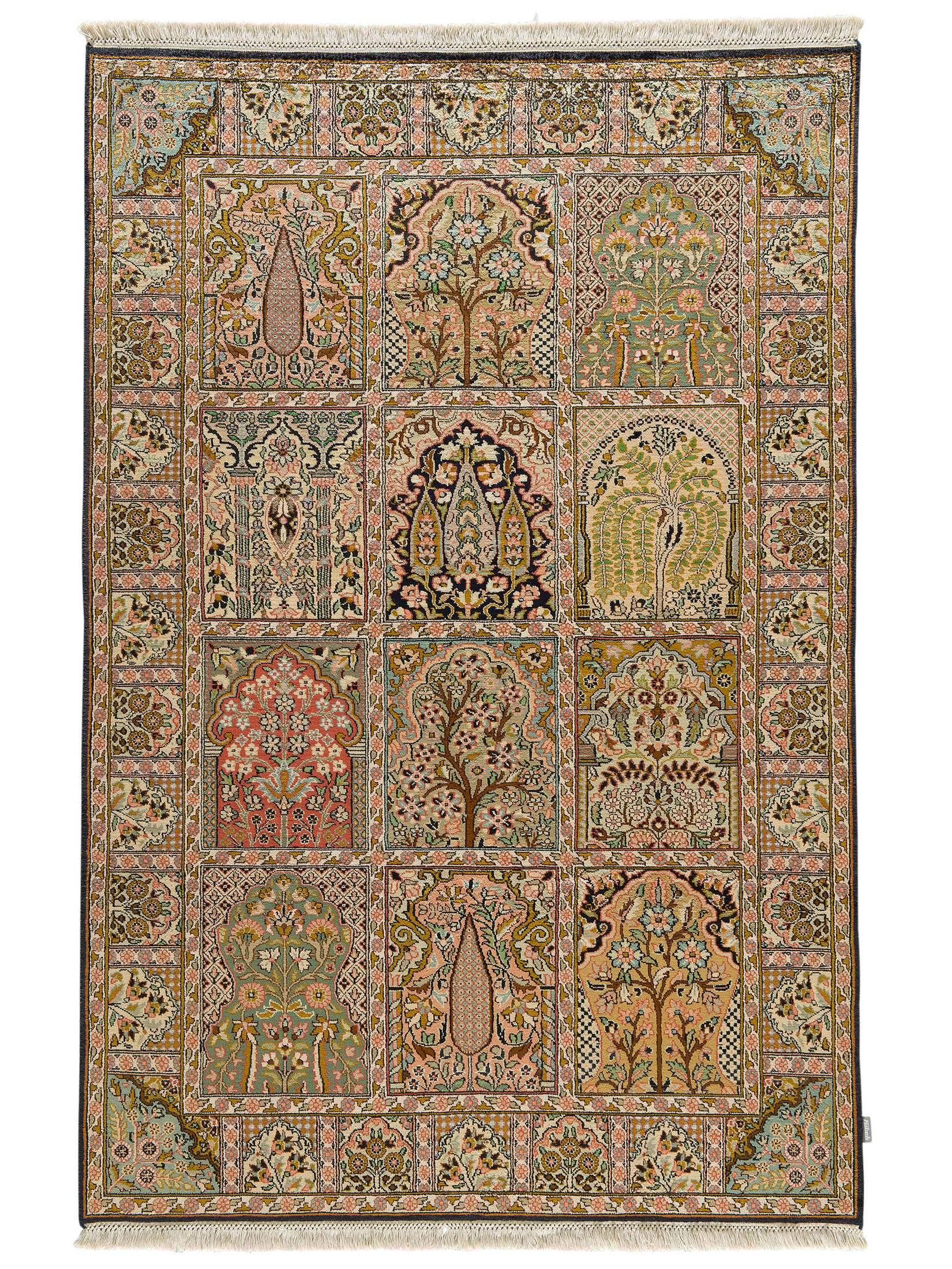 Kaschmir Seide 18/18 ca. 122 x 186 cm, Unikat / Einzelstück