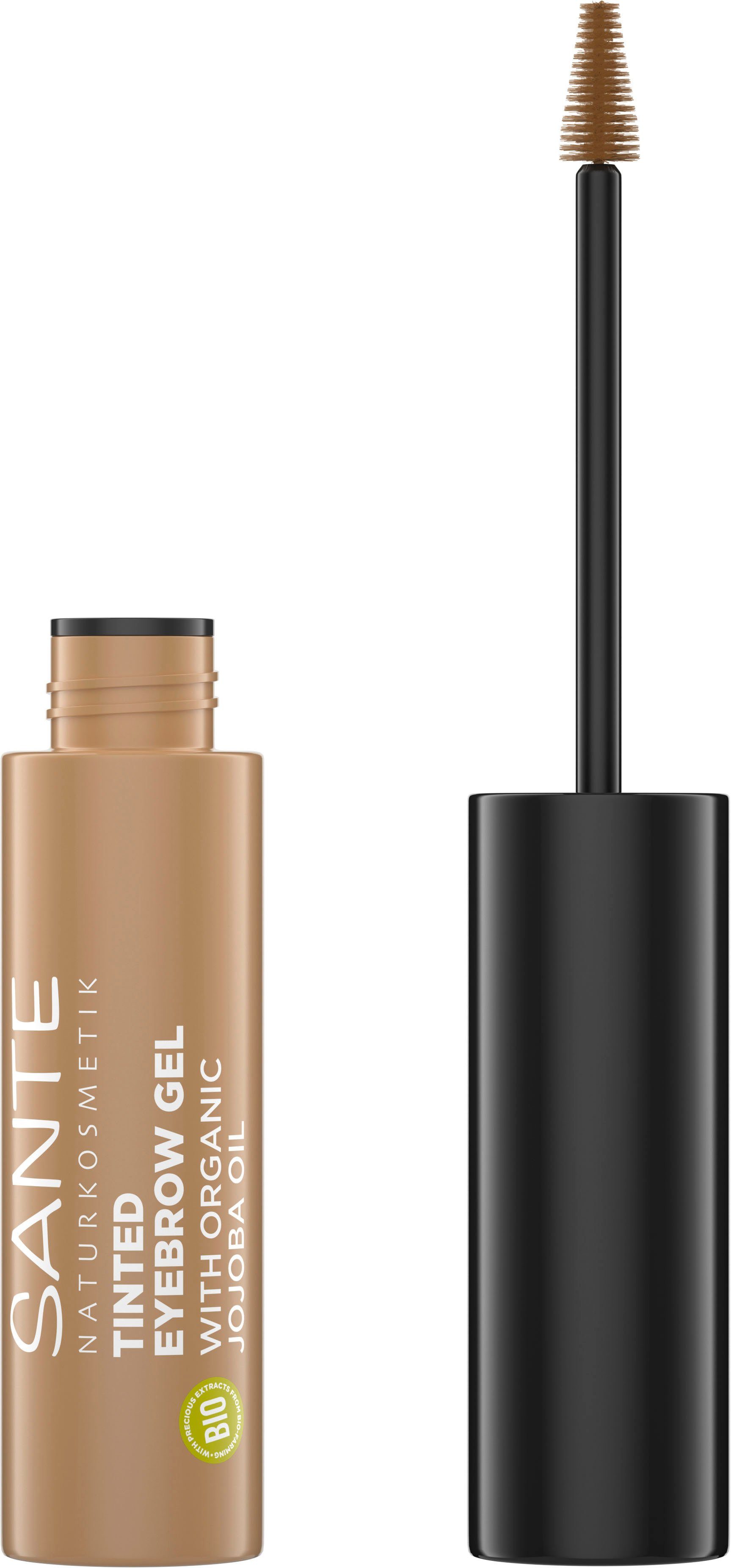 SANTE Augenbrauen-Gel Tinted Eyebrow Gel, Augen-Make-Up, mit Bio-Jojobaöl