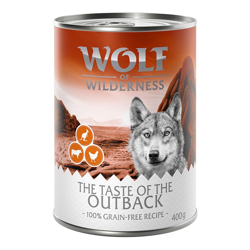 Sparpaket Wolf of Wilderness 'The Taste Of' 24 x 400 g