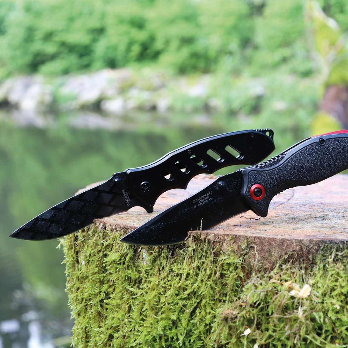 Einhandmesser Black Steel