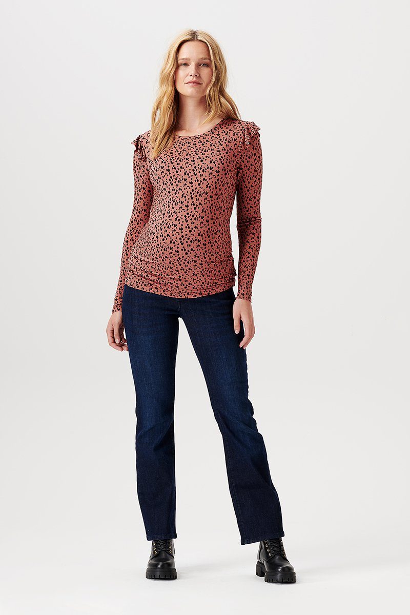 Noppies Umstandsshirt Noppies Langarmshirt Spiro (1-tlg)