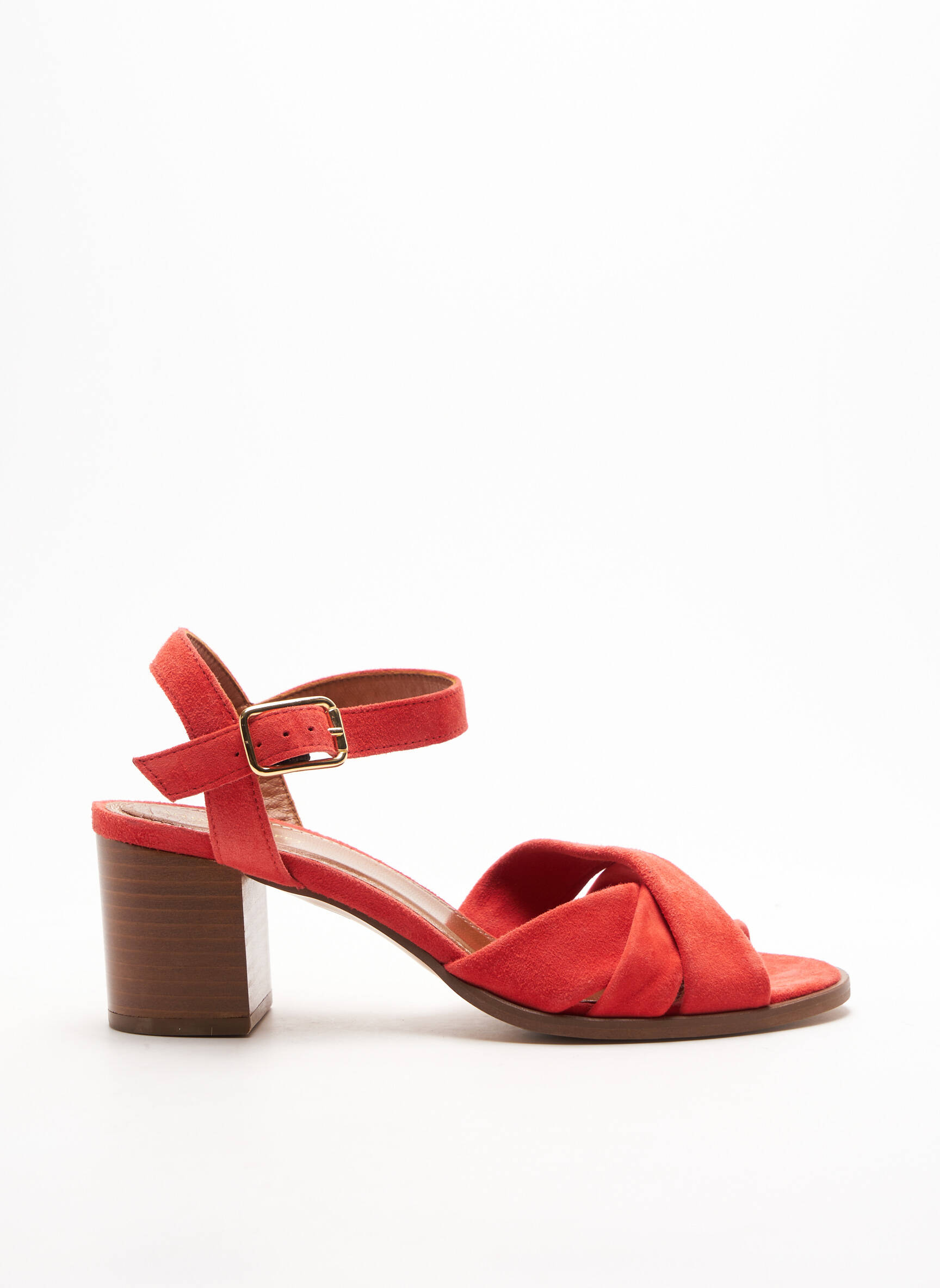 Maison Toufet Sandales Nu Pieds Femme couleur rouge