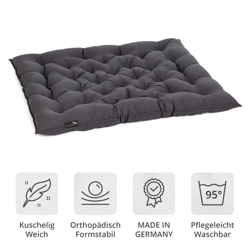Pointer Hundekissen Pointer Liegekissen Urban anthrazit XXL