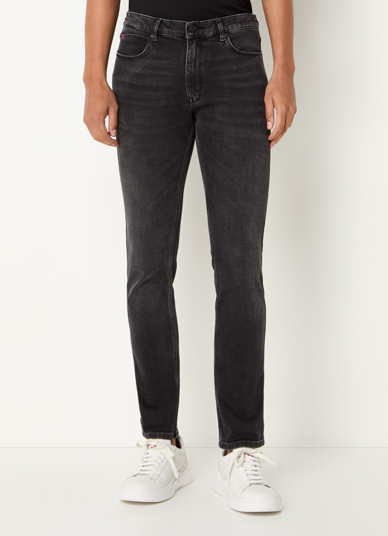 Jeansy HUGO BOSS 734 extra slim fit, kolor sprany