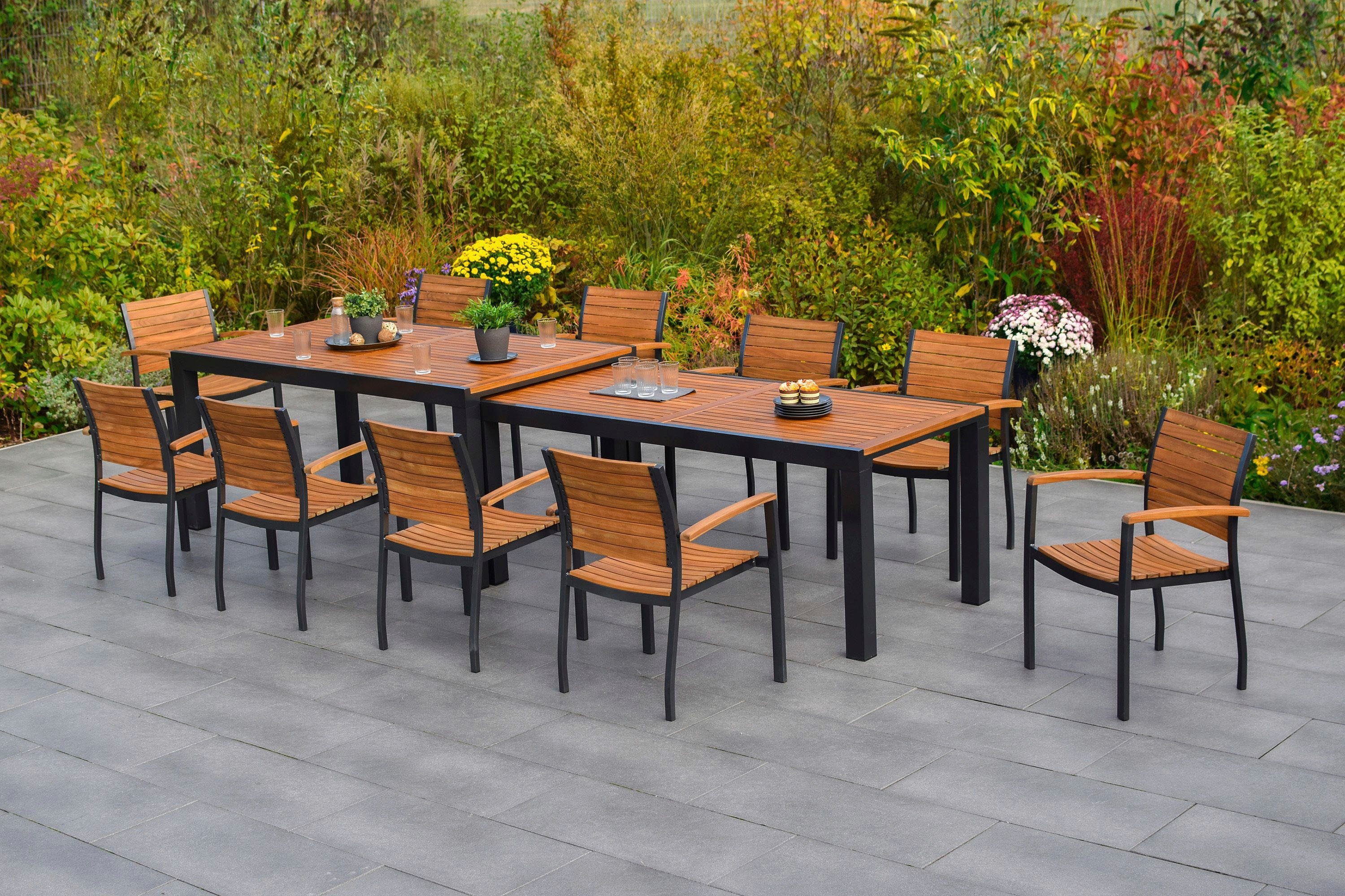 MERXX Garten-Essgruppe Santorin, (11-tlg)