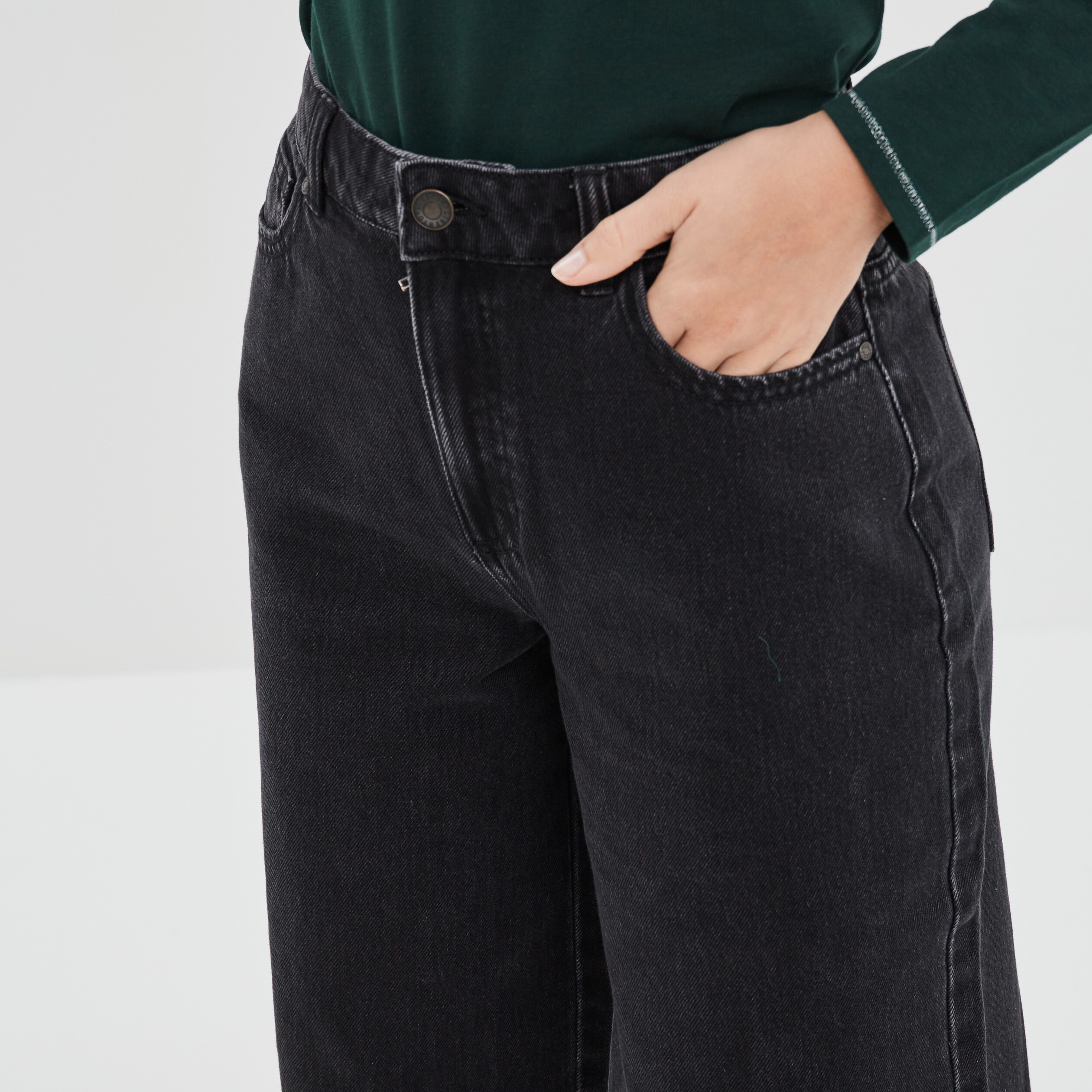 Jeans flare Liberto noir femme | La Halle