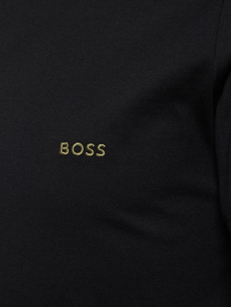 T-Shirt mit Label-Stitching im 3er-Pack in weiß