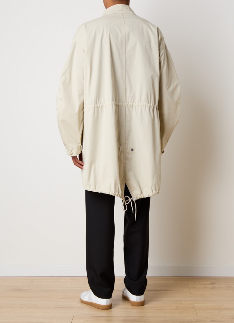 MM6 Parka with flap pockets and drawstring