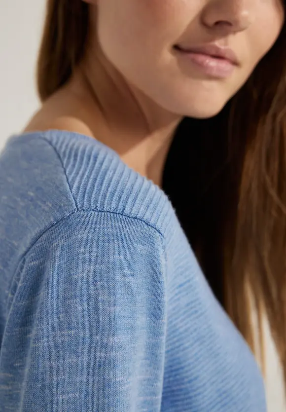 CECIL Struktur Streifen Pullover