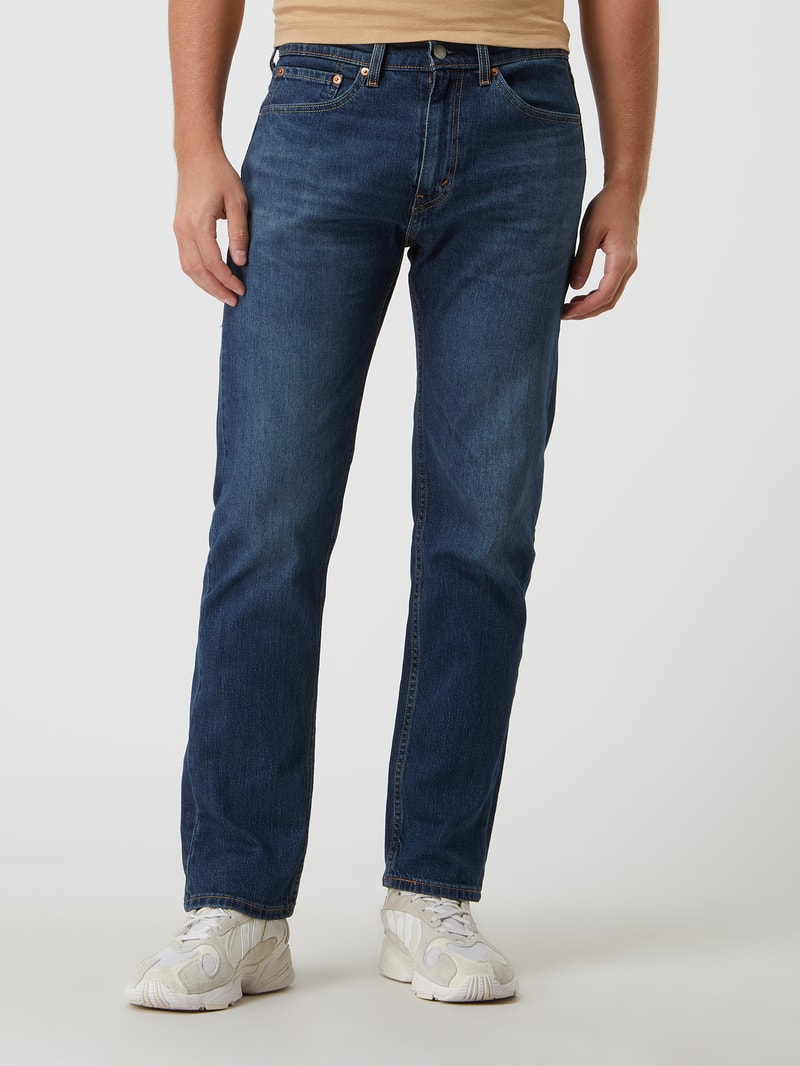 Regular Fit Jeans mit Stretch-Anteil Modell '505' - 'Water<Less™' in dunkelblau