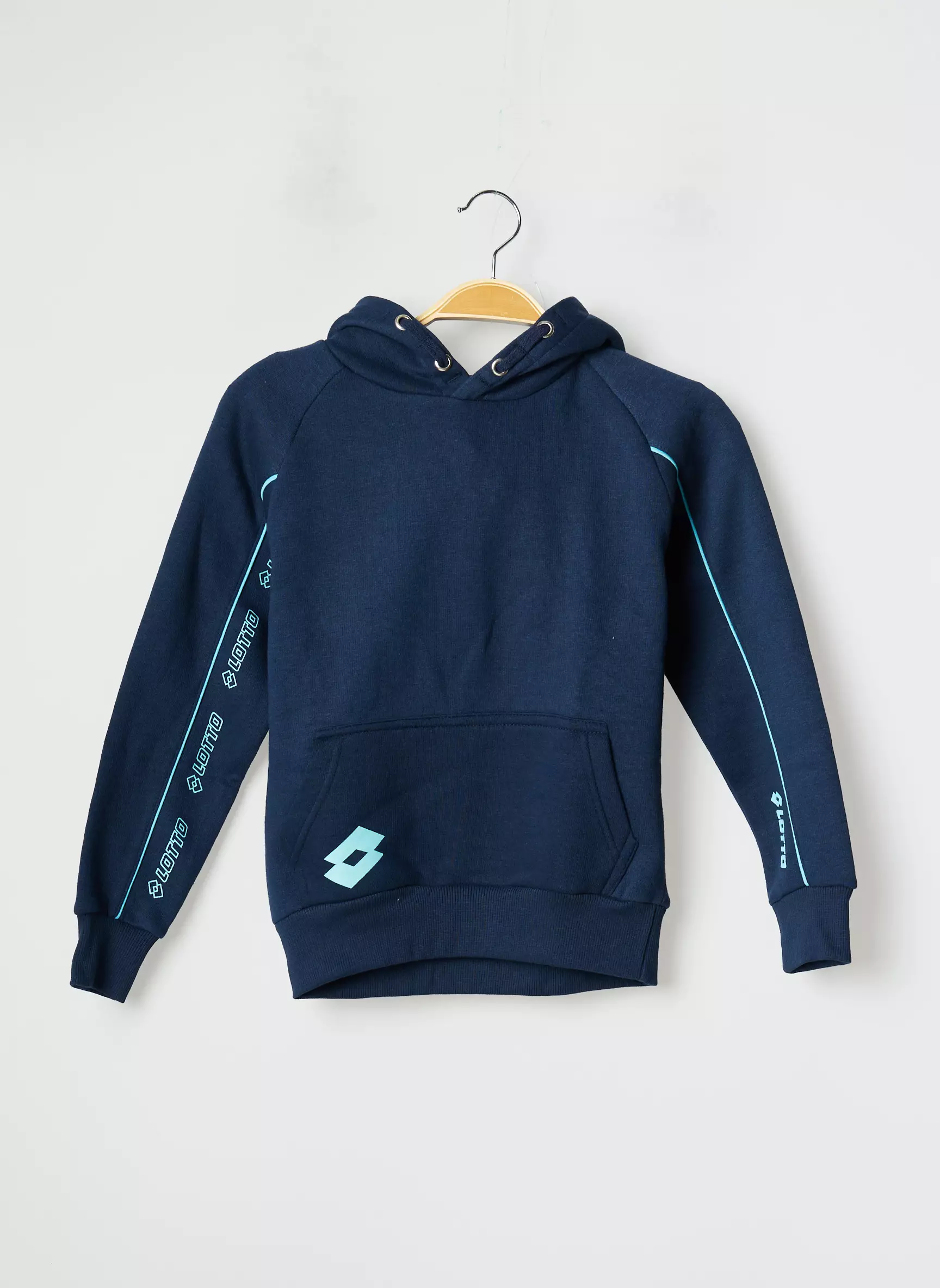 Lotto Sweat Capuche Enfant couleur bleu