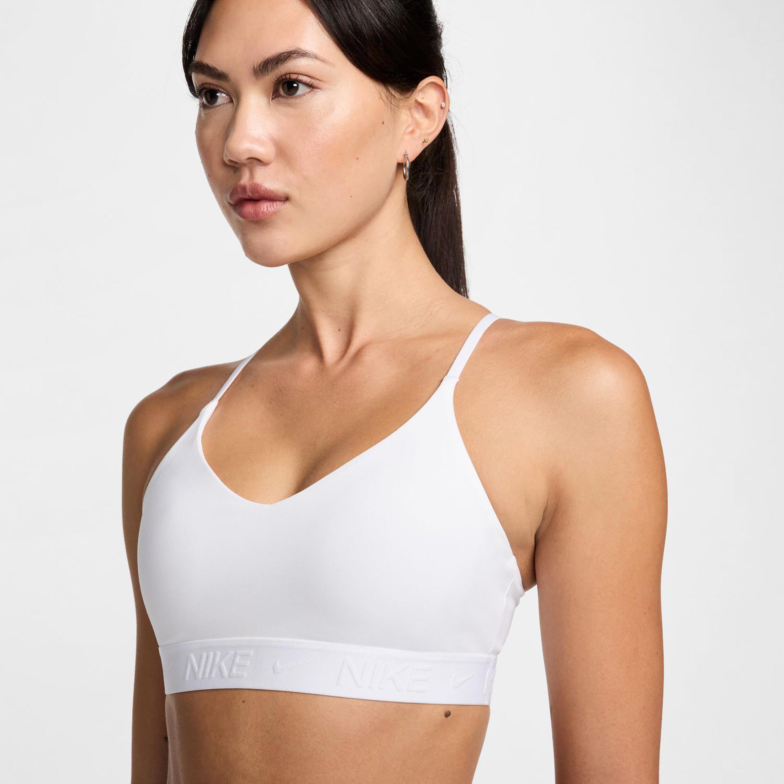 Dri-Fit Indy Padded Sport-BH Damen - Weiß