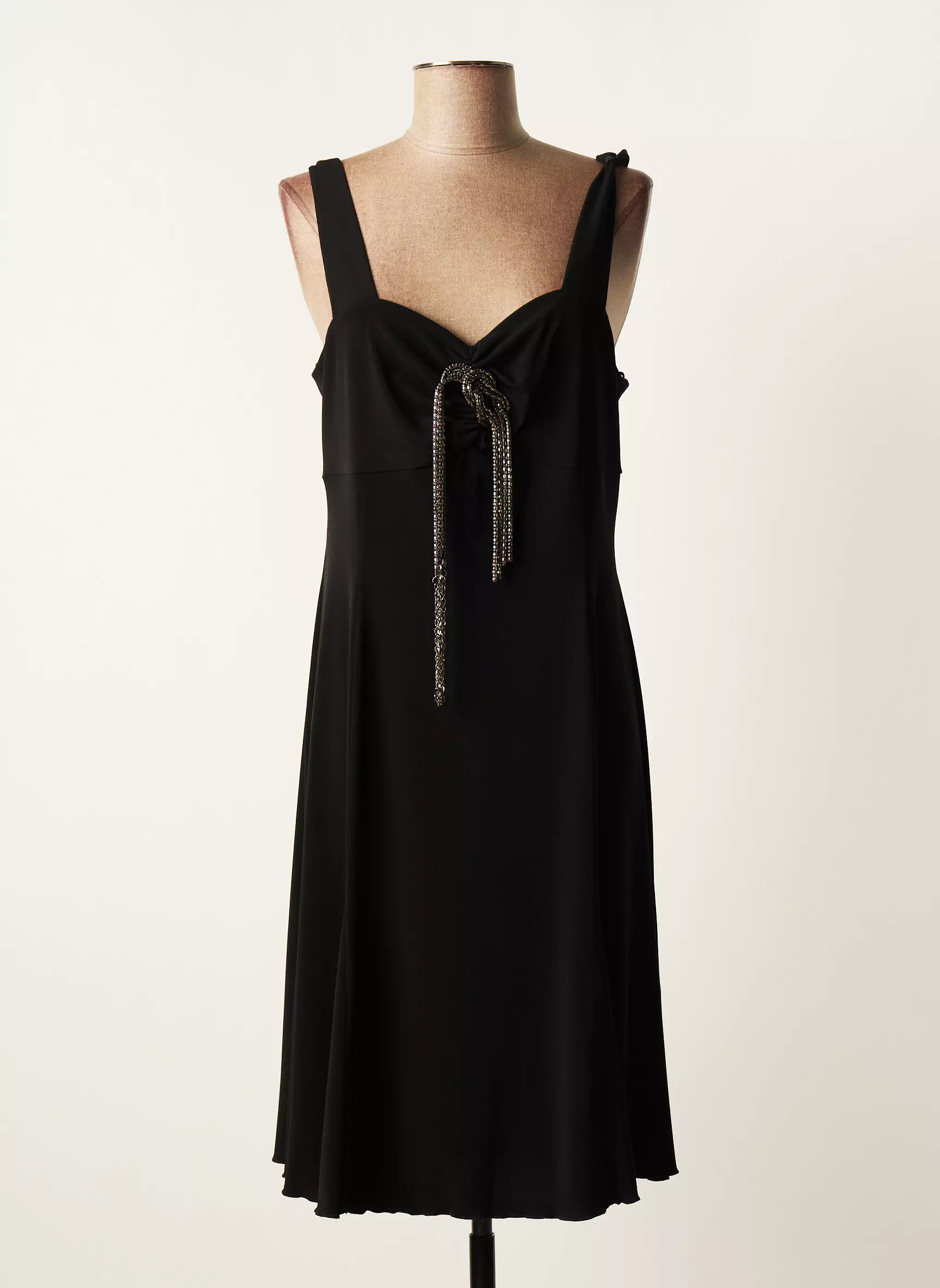 Initiative Robes Mi Longues Femme couleur noir