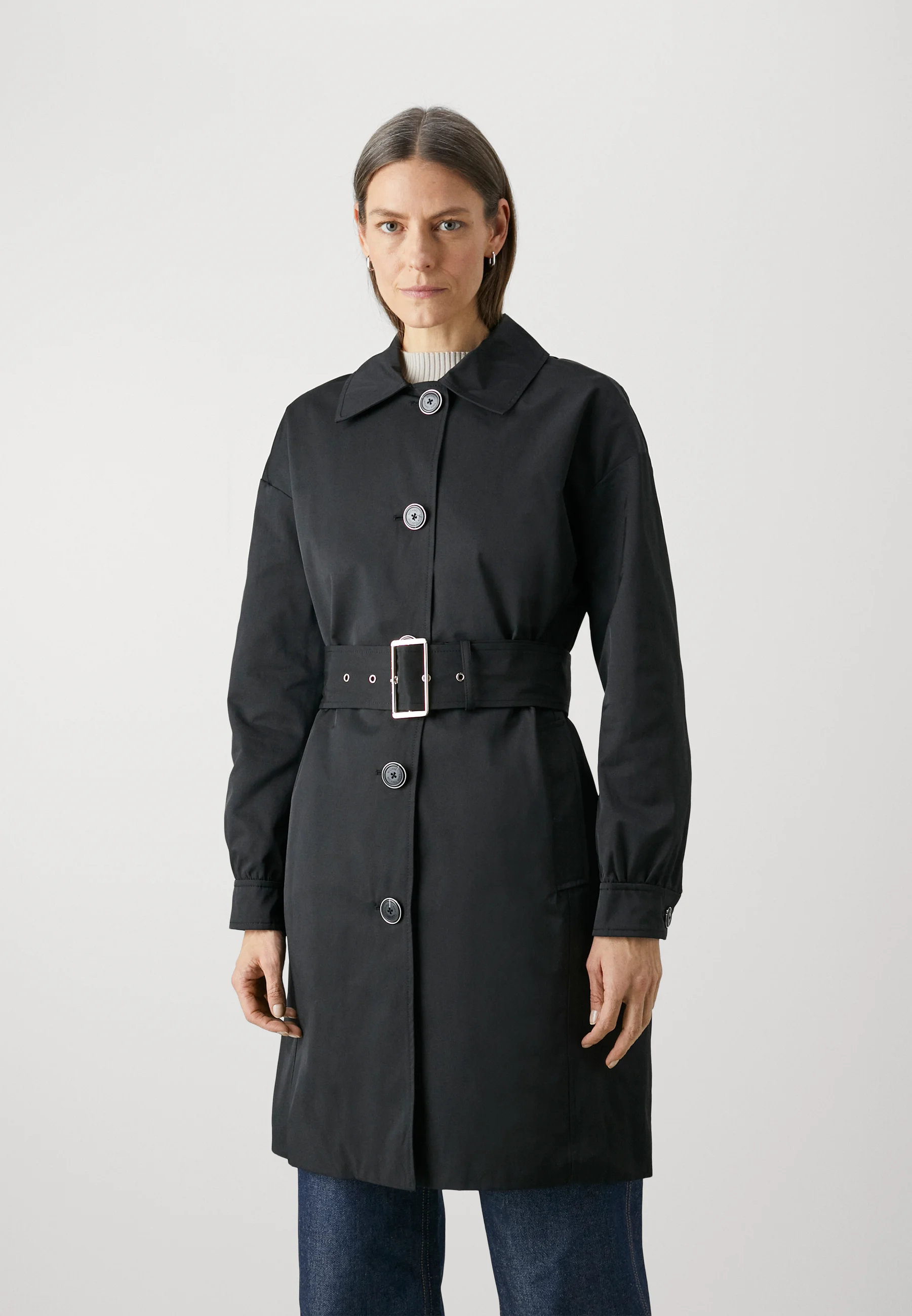 MICHAEL Michael Kors SINGLE BREASTED LOGO - Gabardina