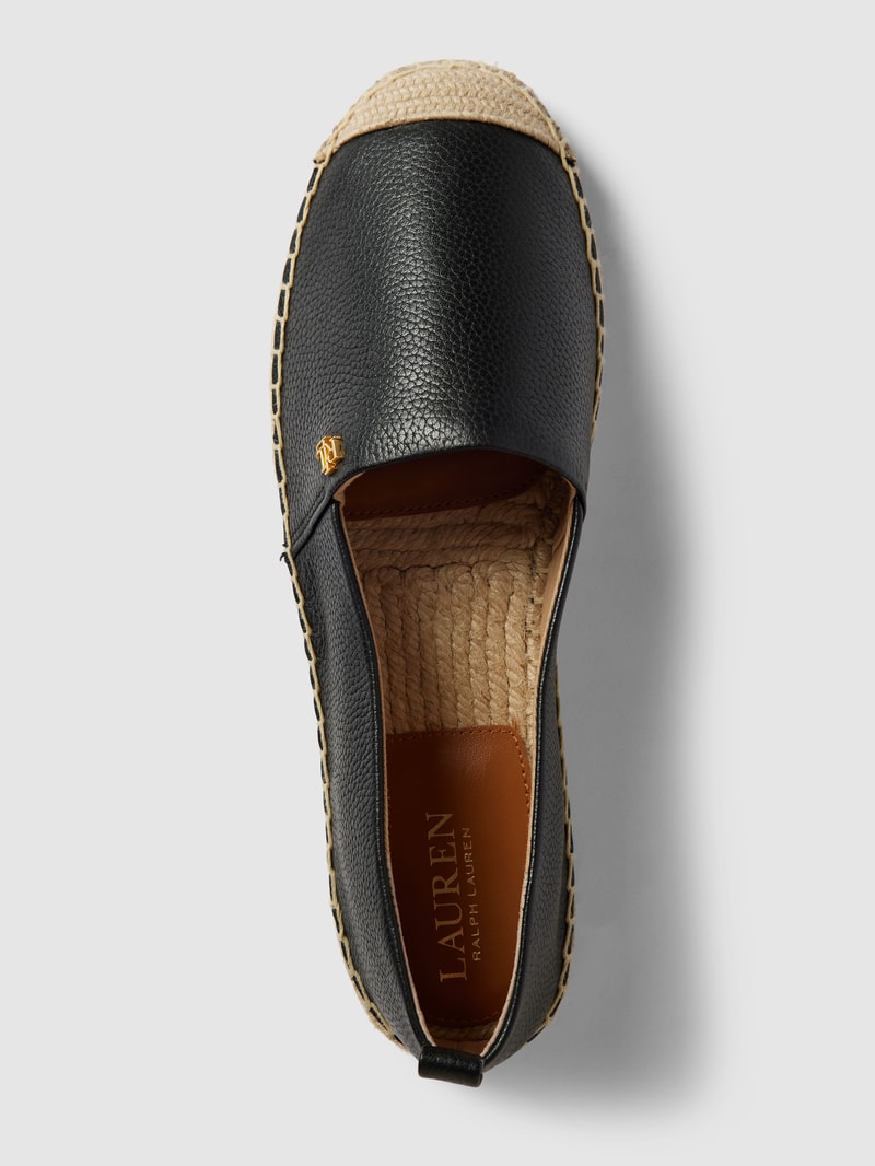 Espadrilles mit Label-Details Modell 'CAMERYN' in schwarz