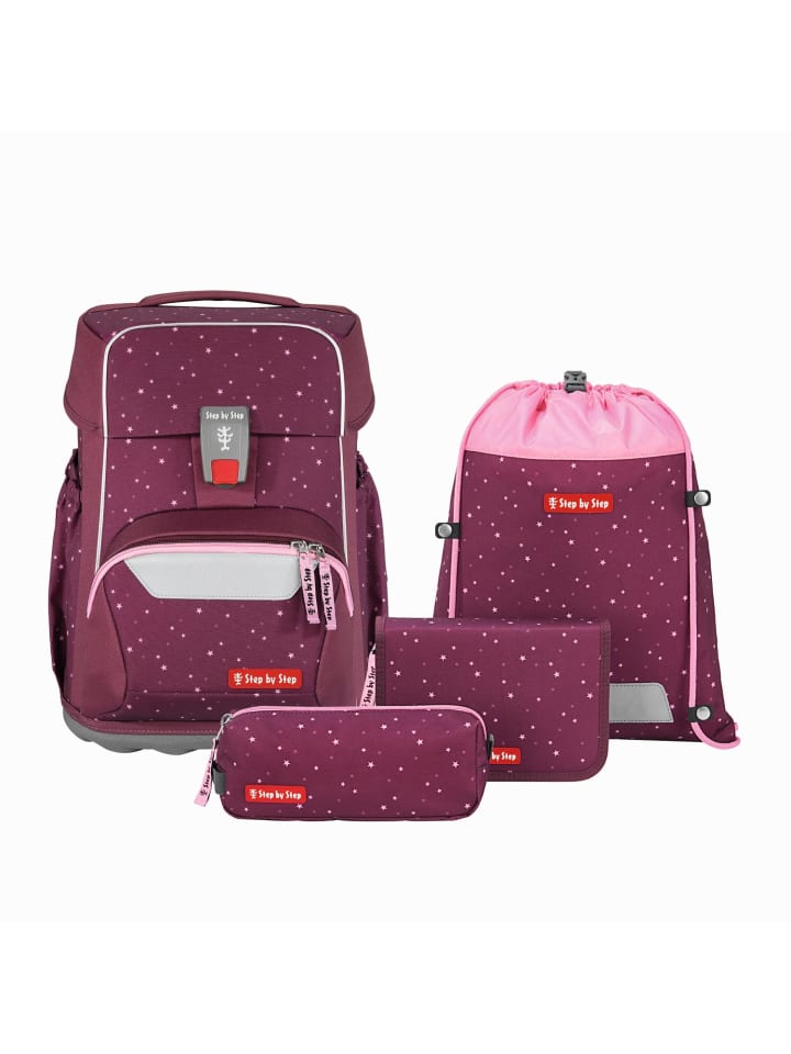 Step by Step Step by Step BASIS Schulranzen-Set „Berry Stars“, 4-teilig günstig kaufen onesize
