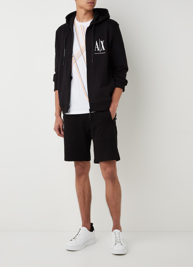 Armani Exchange Sweat jacket with logo embroidery